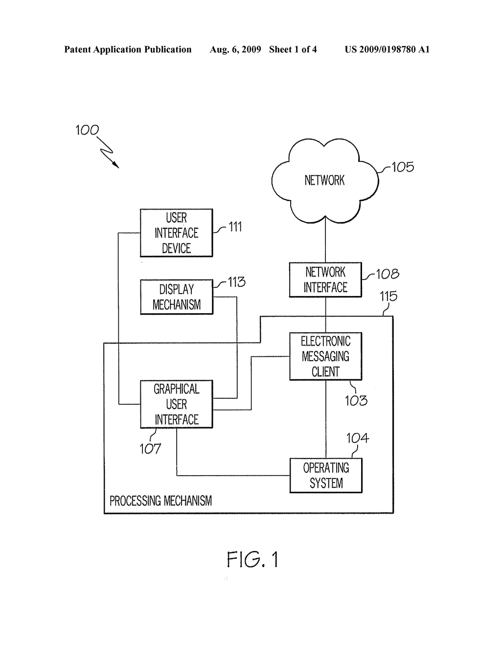 GRAPHICAL USER INTERFACE TO FACILITATE SELECTION OF CONTACTS AND FILE ATTACHMENTS FOR ELECTRONIC MESSAGING - diagram, schematic, and image 02