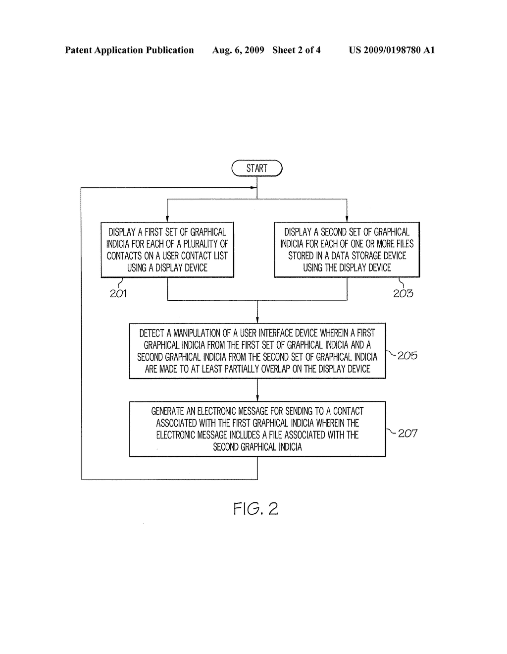 GRAPHICAL USER INTERFACE TO FACILITATE SELECTION OF CONTACTS AND FILE ATTACHMENTS FOR ELECTRONIC MESSAGING - diagram, schematic, and image 03