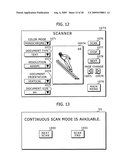 Image Forming System, Image Forming Apparatus, User Interface Device, Extended User Interface Compatibility Confirming Method, Document Scanning Method and Setting Value Managing Method diagram and image