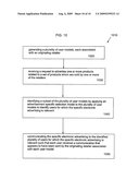 System and process for generating a selection model for use in personalized non-competitive advertising diagram and image