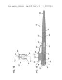 Fiber connector and adapter diagram and image