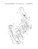 Foldable Knife with Disposable Blades diagram and image