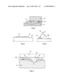 Method for mounting an electronic component on a preferably soft support, and resulting electronic entity, such as a passport diagram and image