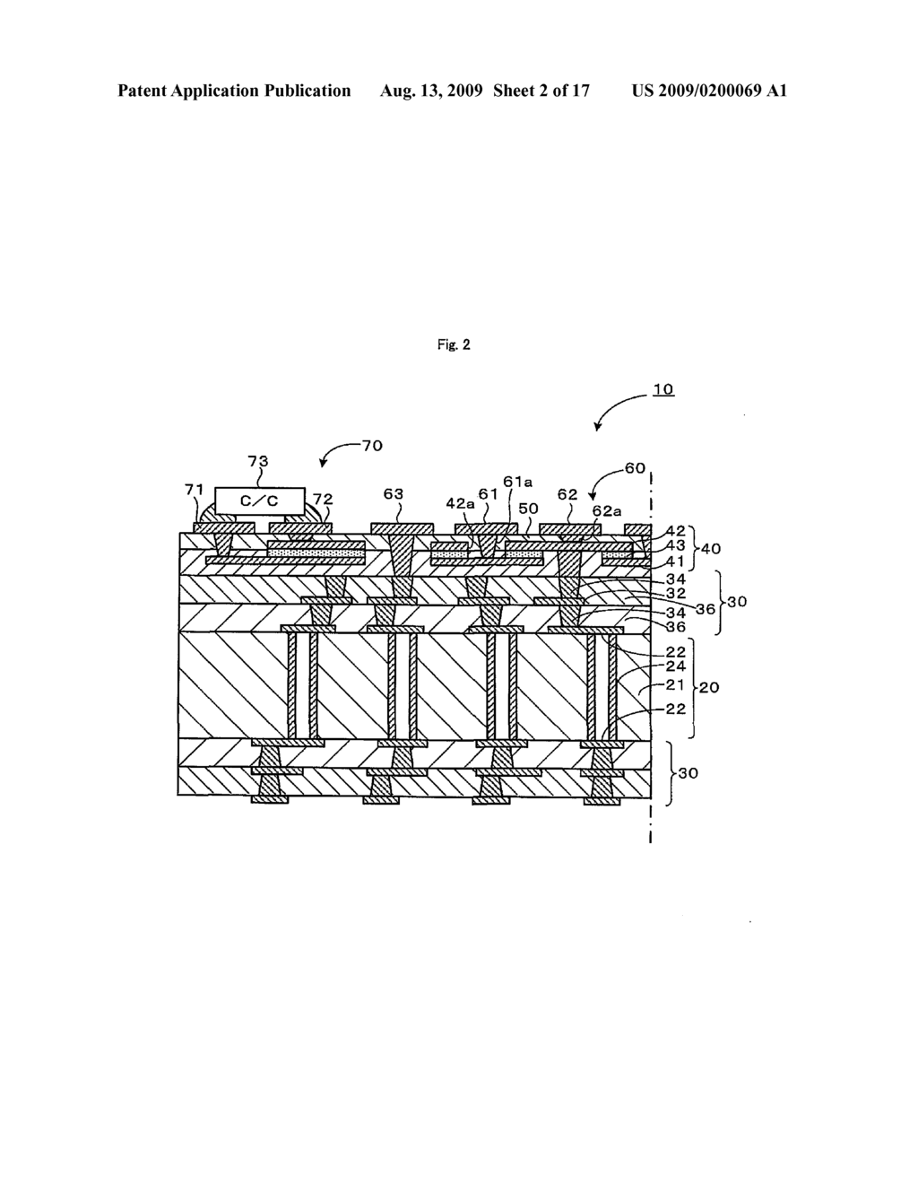 MULTILAYER PRINTED WIRING BOARD - diagram, schematic, and image 03