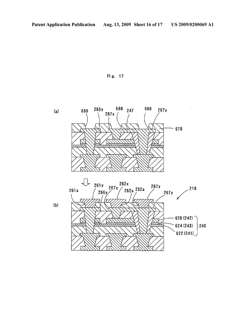 MULTILAYER PRINTED WIRING BOARD - diagram, schematic, and image 17