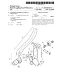 Quick-release device of a bicycle brake cable diagram and image