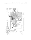 Arrangement, device and method at a disturbance-eliminating valve for damper diagram and image