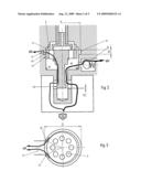 Arrangement, device and method at a disturbance-eliminating valve for damper diagram and image