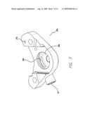 HYDRAULIC DISC BRAKE CALIPER WITH ONE WAY PLUMBING diagram and image