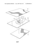 Dual compartment pouch diagram and image