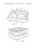 MAKING SERVING PLATTER HAVING DISPOSAL OPENING AND SHALLOW SEALING LID diagram and image