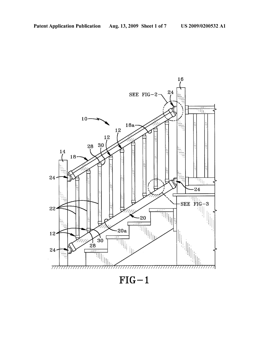 METHOD AND APPARATUS FOR ATTACHING SPINDLES TO RAILS IN A FENCE ASSEMBLY - diagram, schematic, and image 02