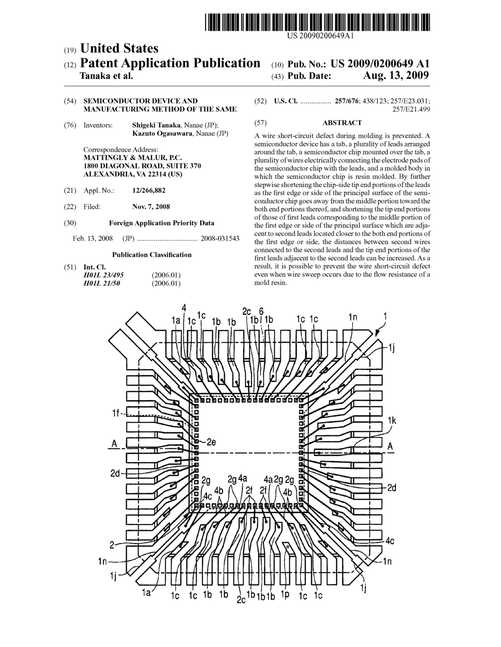 SEMICONDUCTOR DEVICE AND MANUFACTURING METHOD OF THE SAME - diagram, schematic, and image 01