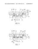 CIRCUIT BOARD STRUCTURE EMBEDDED WITH SEMICONDUCTOR CHIPS diagram and image