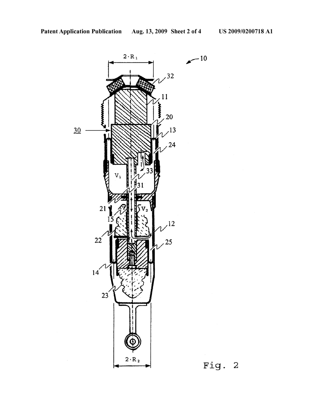 Spring Shock Absorber for a Motor Vehicle - diagram, schematic, and image 03