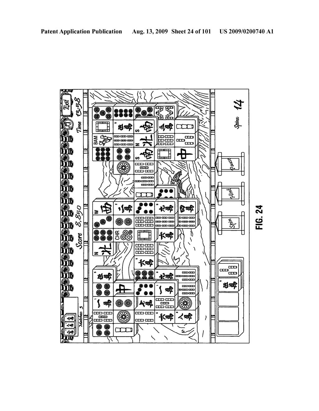 METHOD AND SYSTEM FOR PLAYING A MATCHING GAME - diagram, schematic, and image 25