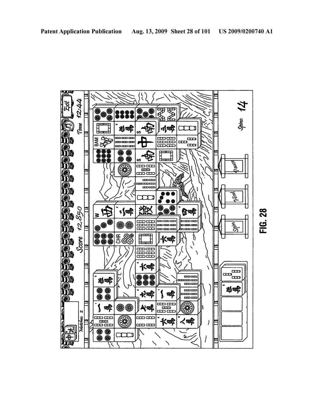 METHOD AND SYSTEM FOR PLAYING A MATCHING GAME - diagram, schematic, and image 29