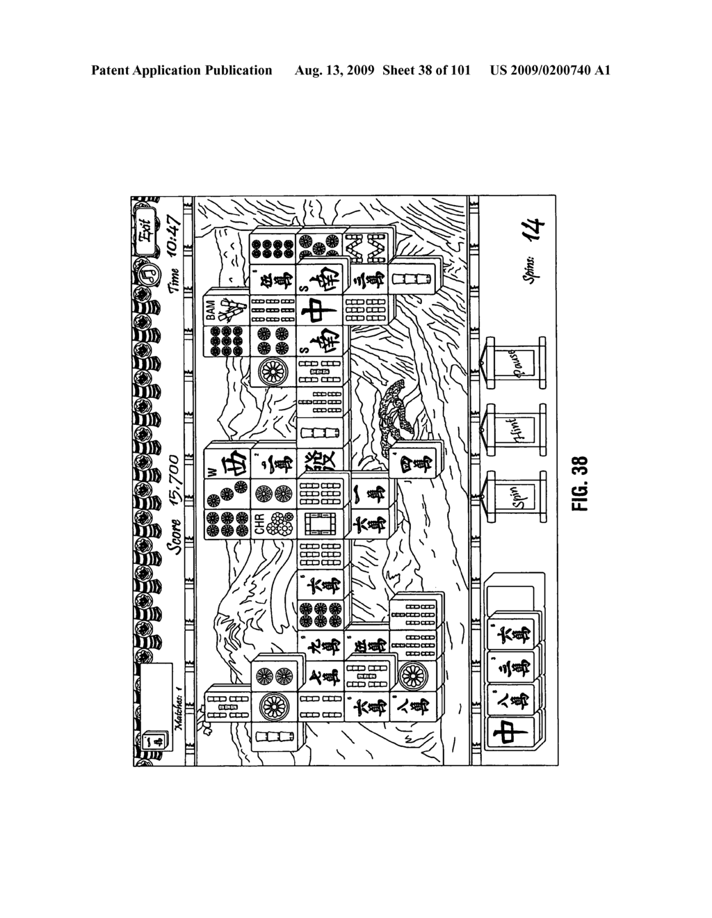 METHOD AND SYSTEM FOR PLAYING A MATCHING GAME - diagram, schematic, and image 39