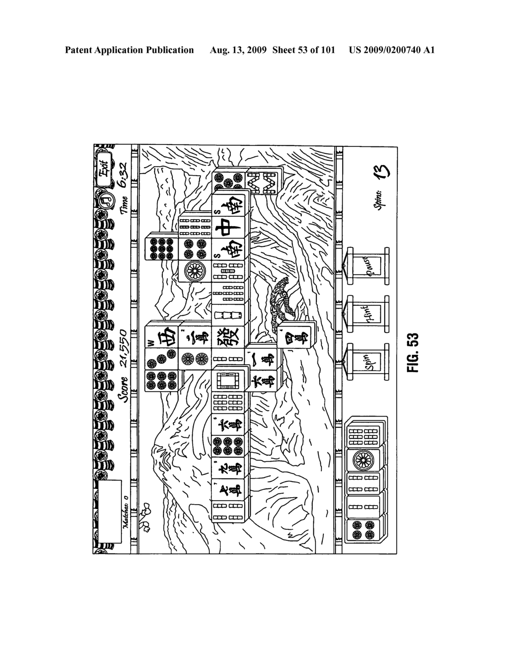 METHOD AND SYSTEM FOR PLAYING A MATCHING GAME - diagram, schematic, and image 54