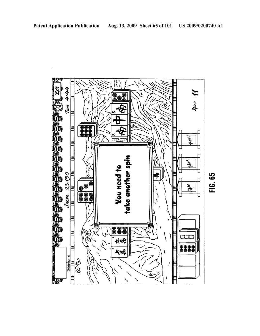 METHOD AND SYSTEM FOR PLAYING A MATCHING GAME - diagram, schematic, and image 66