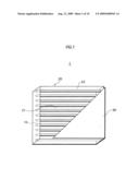 External-electrode discharge lamp, external-electrode discharge lamp manufacturing method, and backlight unit diagram and image