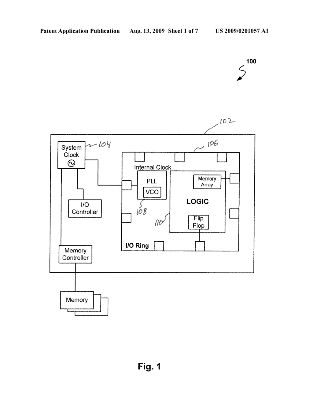 METHOD AND APPARATUS TO GENERATE SYSTEM CLOCK SYNCHRONIZATION PULSES USING A PLL LOCK DETECT SIGNAL - diagram, schematic, and image 02