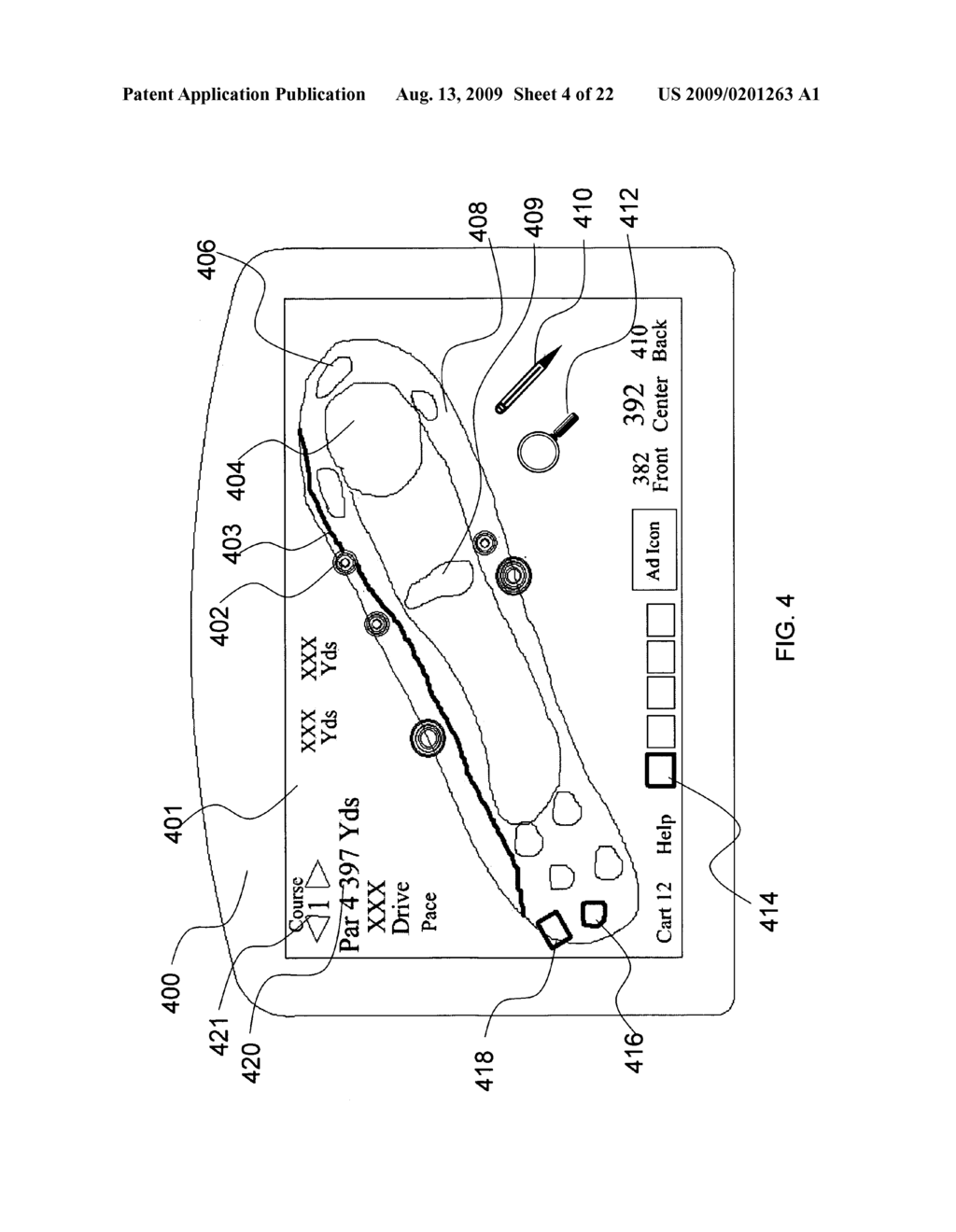 Golf course management system for golf carts - diagram, schematic, and image 05