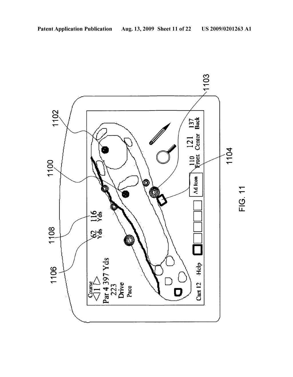 Golf course management system for golf carts - diagram, schematic, and image 12