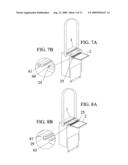 Bag computer display panel prop assembly diagram and image