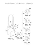 Bag computer display panel prop assembly diagram and image