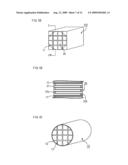 HONEYCOMB STRUCTURE, EXHAUST GAS PURIFYING APPARATUS AND METHOD FOR MANUFACTURING HONEYCOMB STRUCTURE diagram and image