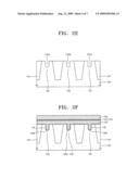 Methods of manufacturing semiconductor device having recess channel array transistor diagram and image