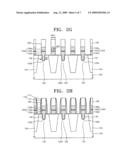 Methods of manufacturing semiconductor device having recess channel array transistor diagram and image