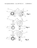 Device and method for truing a machining wheel by means of a rotating truing tool as well as machine tool with a device of this kind diagram and image