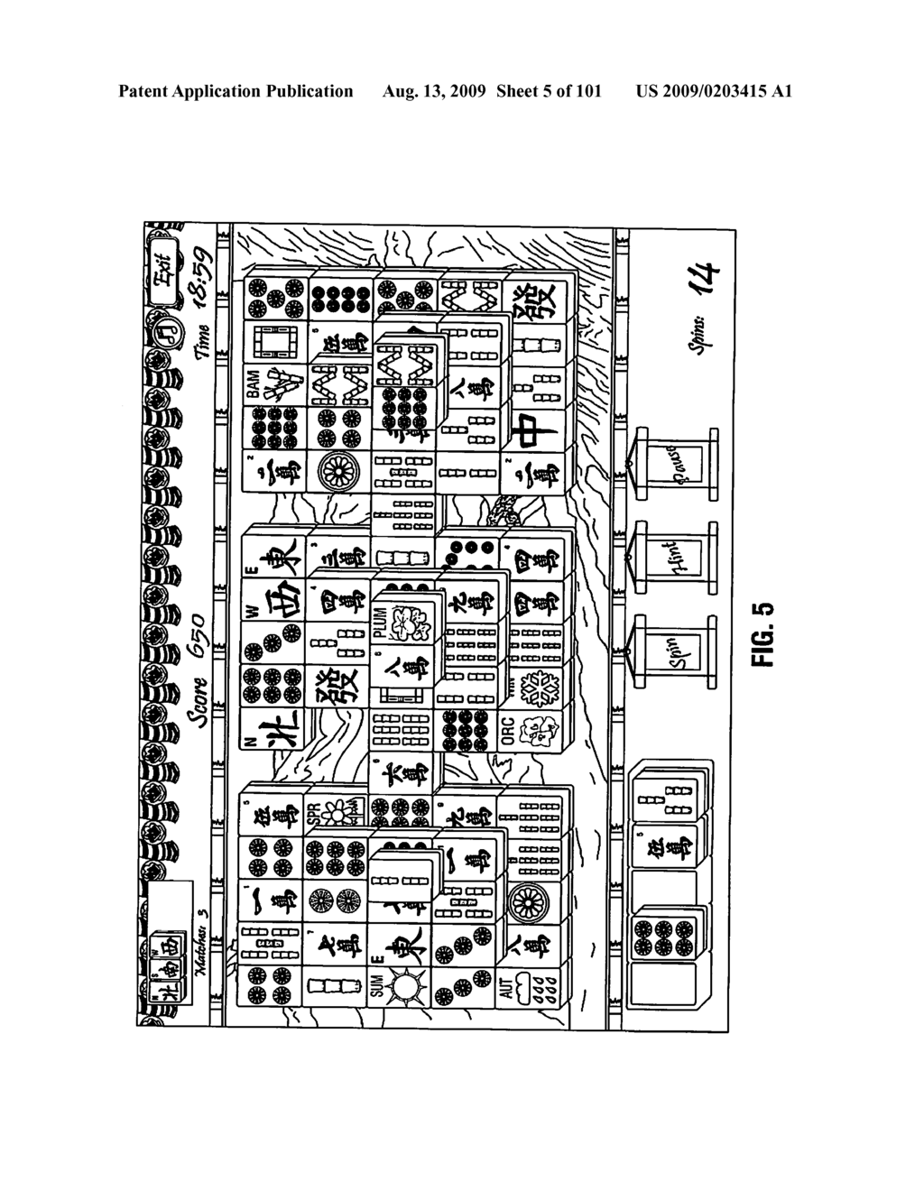 METHOD AND SYSTEM FOR PLAYING A MATCHING GAME - diagram, schematic, and image 06