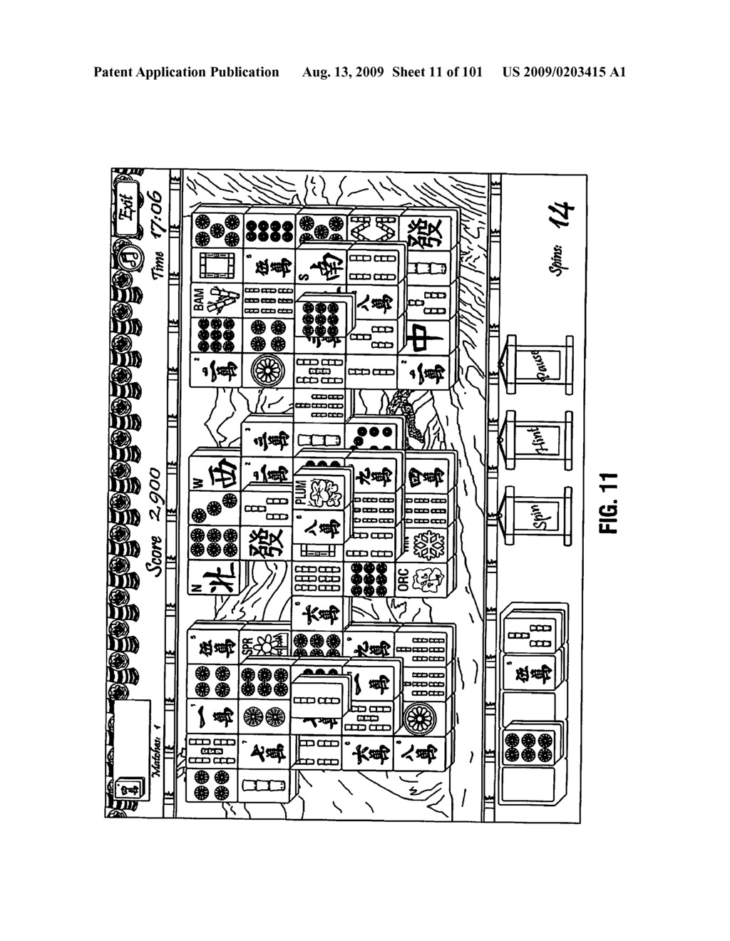 METHOD AND SYSTEM FOR PLAYING A MATCHING GAME - diagram, schematic, and image 12