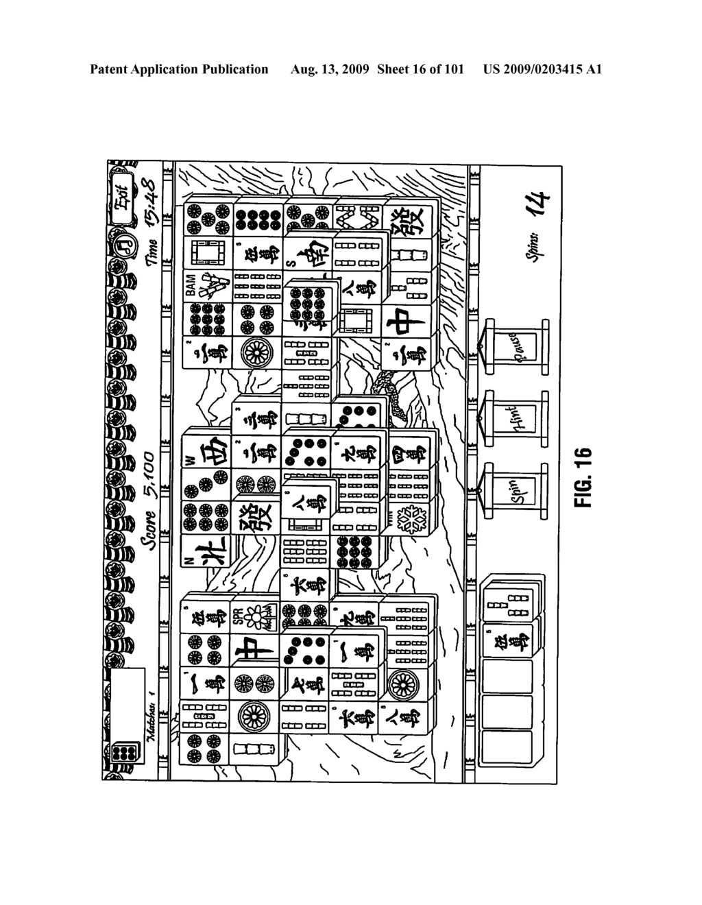 METHOD AND SYSTEM FOR PLAYING A MATCHING GAME - diagram, schematic, and image 17