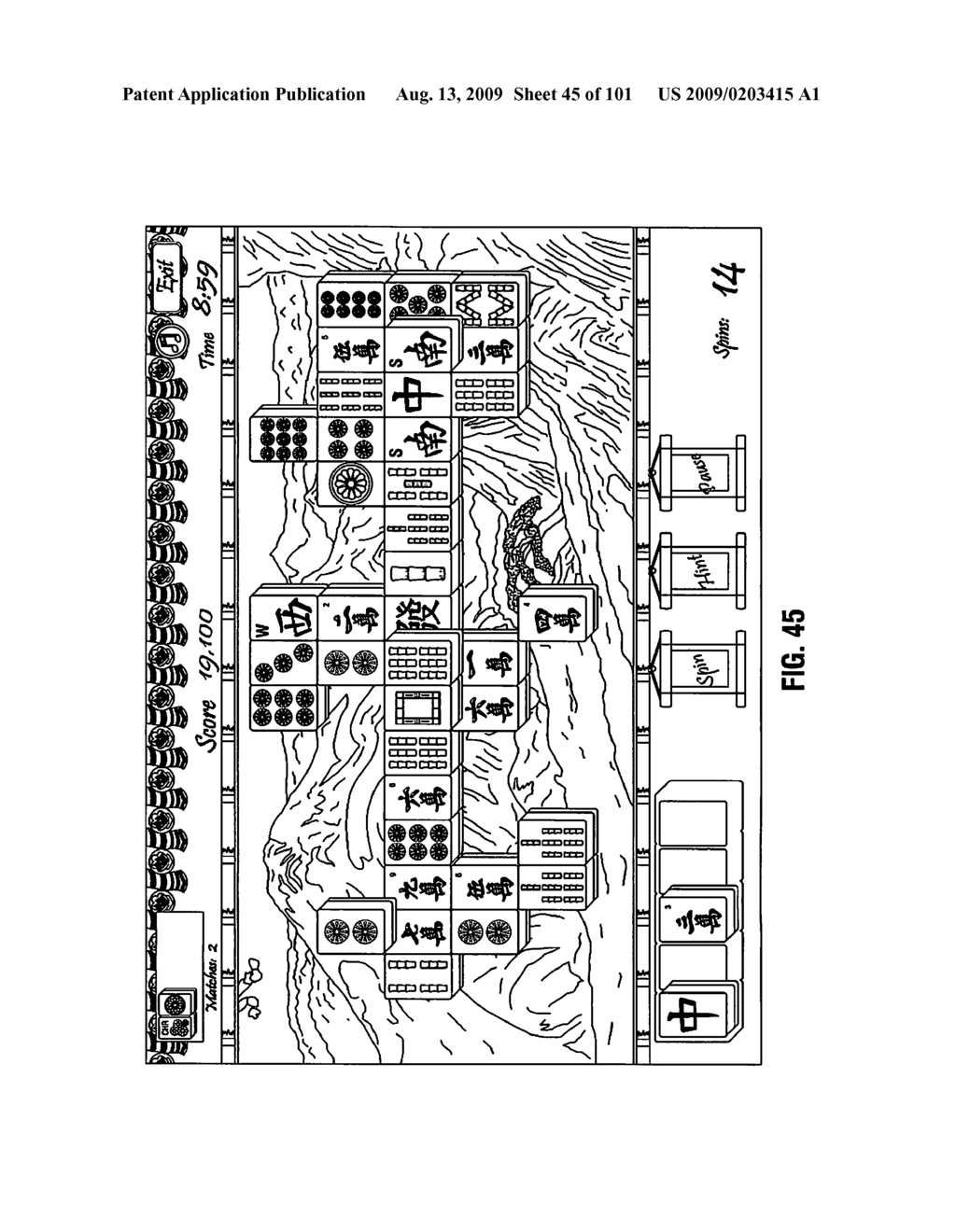 METHOD AND SYSTEM FOR PLAYING A MATCHING GAME - diagram, schematic, and image 46