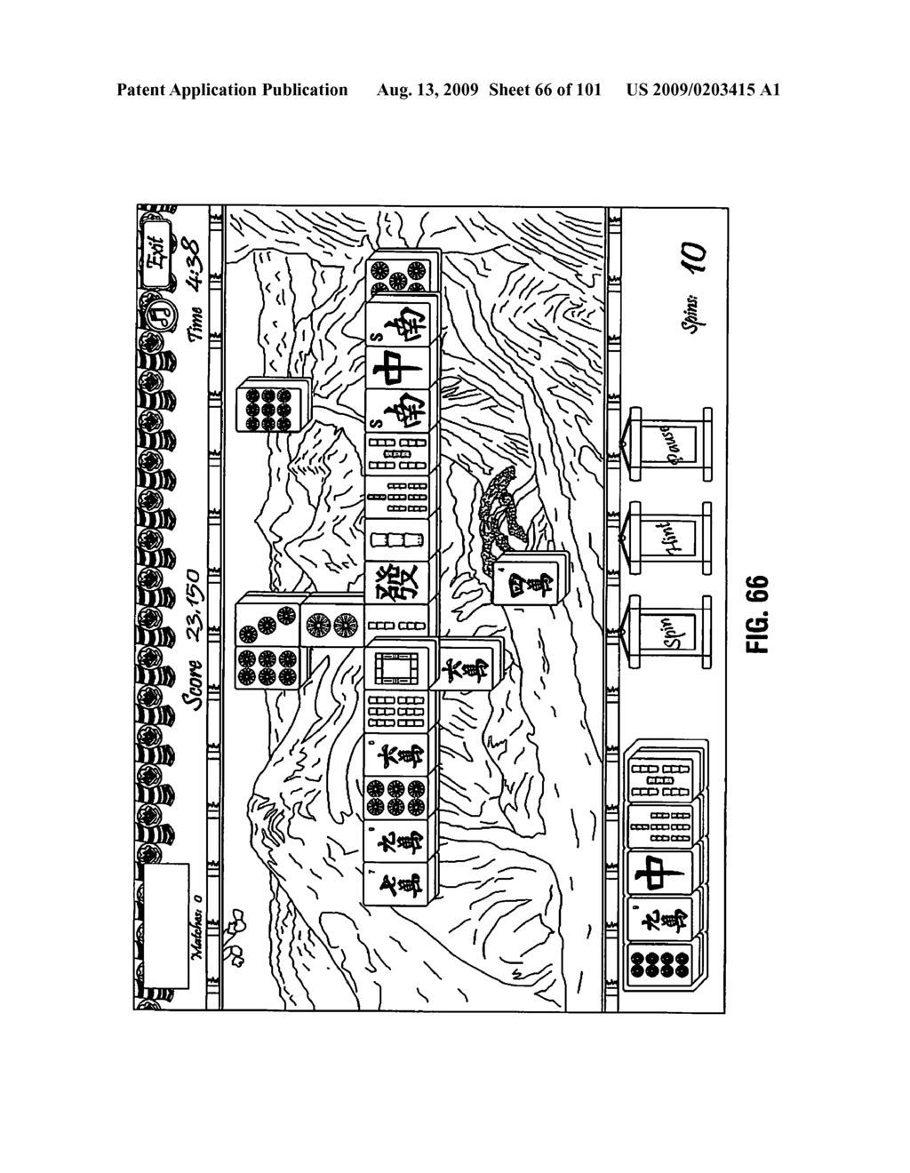 METHOD AND SYSTEM FOR PLAYING A MATCHING GAME - diagram, schematic, and image 67