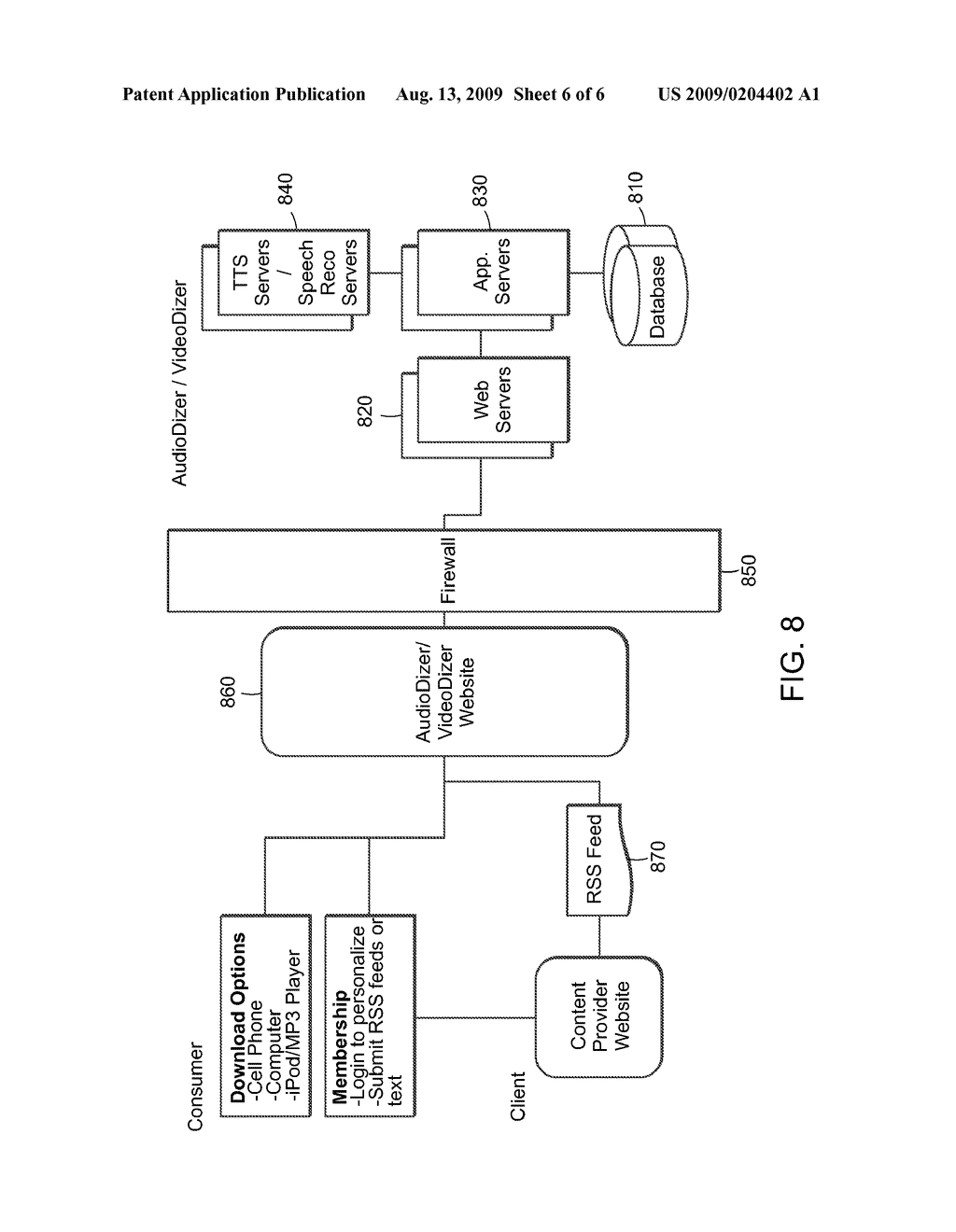 METHOD AND APPARATUS FOR CREATING CUSTOMIZED PODCASTS WITH MULTIPLE TEXT-TO-SPEECH VOICES - diagram, schematic, and image 07