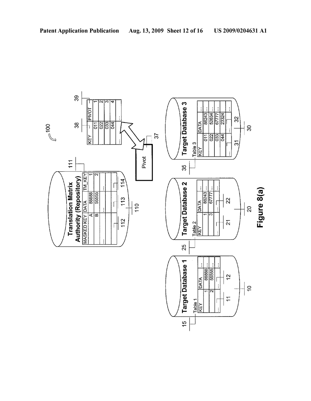 Method and System for Masking Data in a Consistent Manner Across Multiple Data Sources - diagram, schematic, and image 13