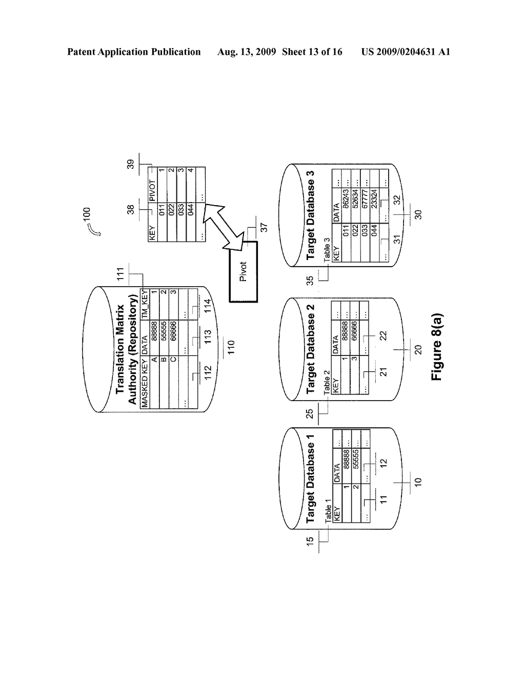 Method and System for Masking Data in a Consistent Manner Across Multiple Data Sources - diagram, schematic, and image 14