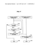 Storage system, release method, and secondary storage apparatus diagram and image