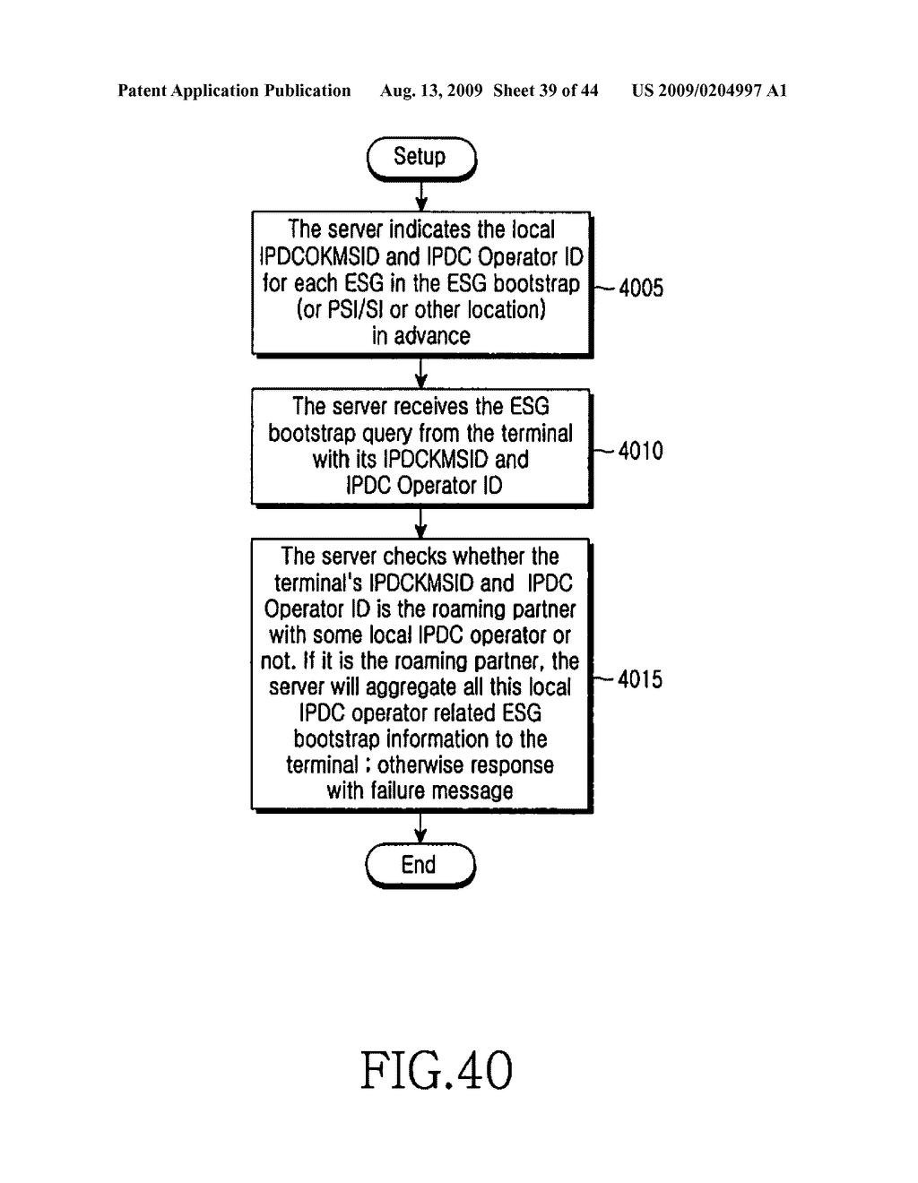 METHOD AND APPARATUS FOR SUPPORTING MOBILITY IN A MOBILE BROADCASTING SYSTEM - diagram, schematic, and image 40