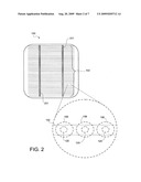 Front contact solar cell with formed emitter diagram and image