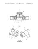 FAUCET STRUCTURE HAVING PRESSURE BALANCE VALVES diagram and image