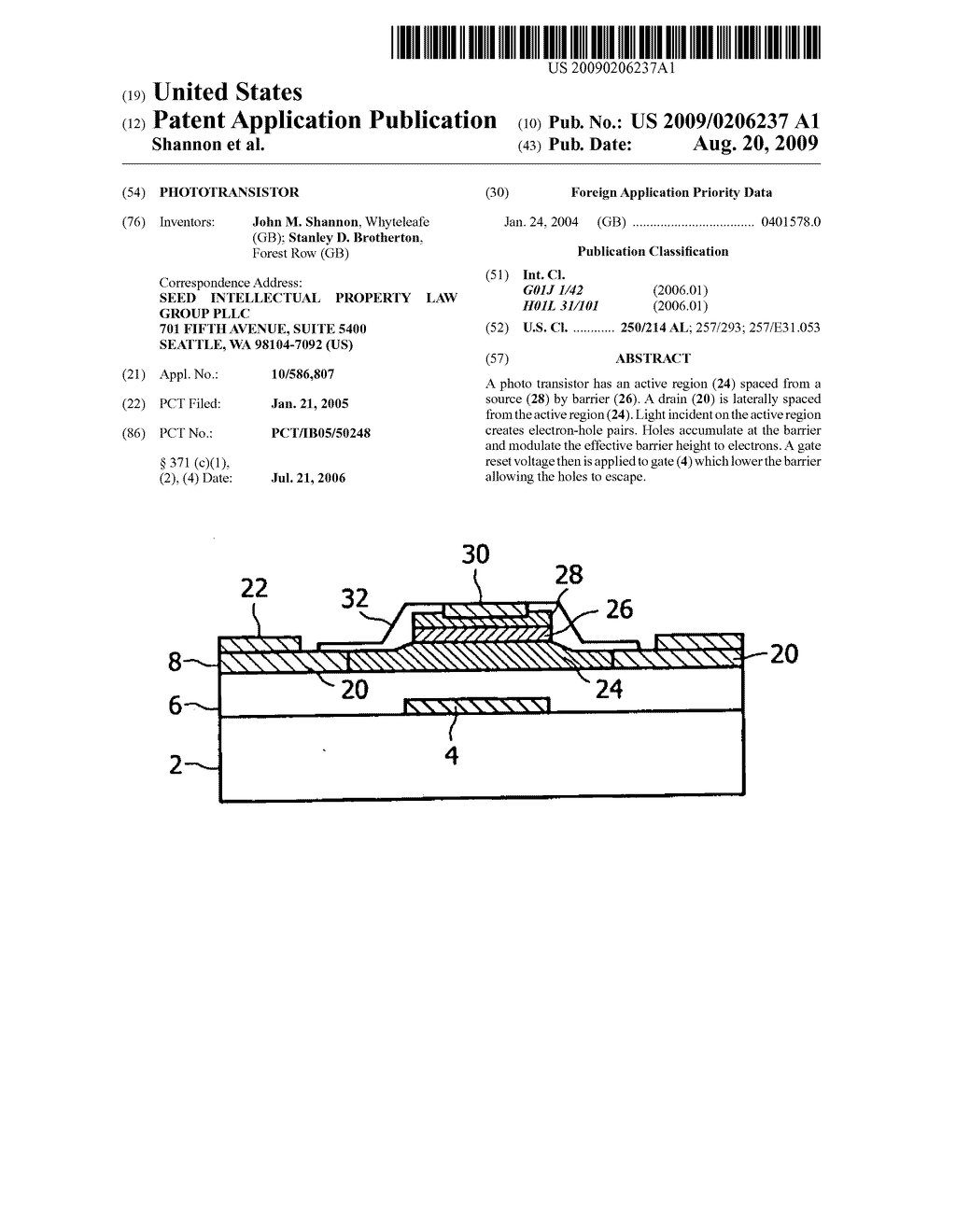 Phototransistor - diagram, schematic, and image 01