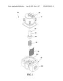 GAS FLOW RATE CONTROL VALVE diagram and image