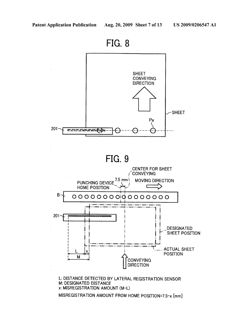 Sheet conveying device, sheet punching device, sheet processing device, image forming apparatus, and method for determining mounting state of measuring unit - diagram, schematic, and image 08