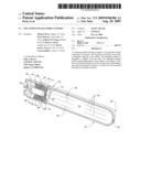 Inflator with frangible support diagram and image